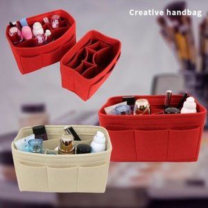 4 Felt Fabric Handbag Organizer Insert Multi Purse